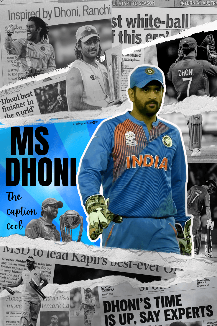 MS Dhoni Wallpaper 4K | Captain Cool HD Poster | Indian Cricket Legend | MSD Aesthetic Edit