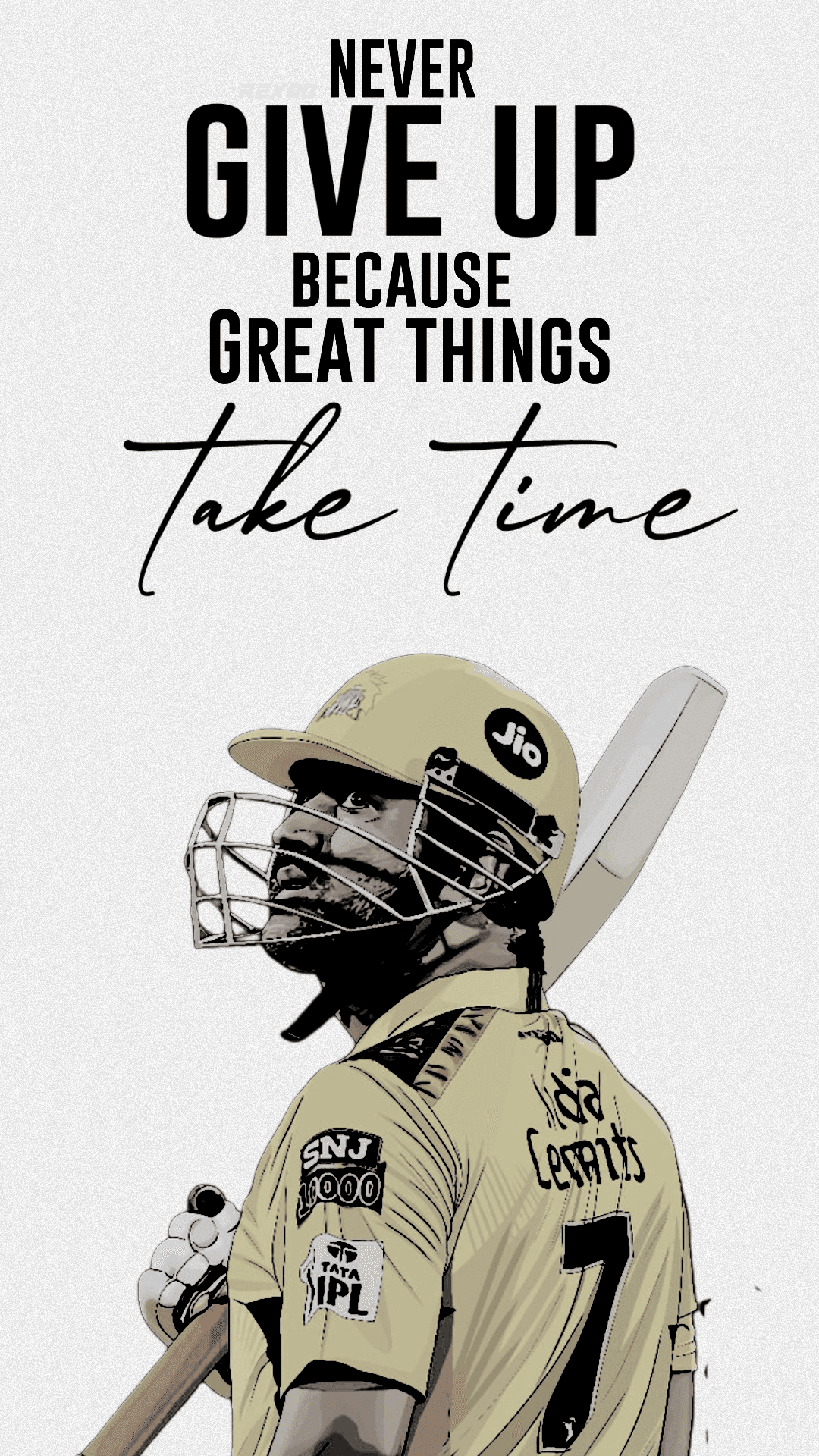 MS Dhoni poster