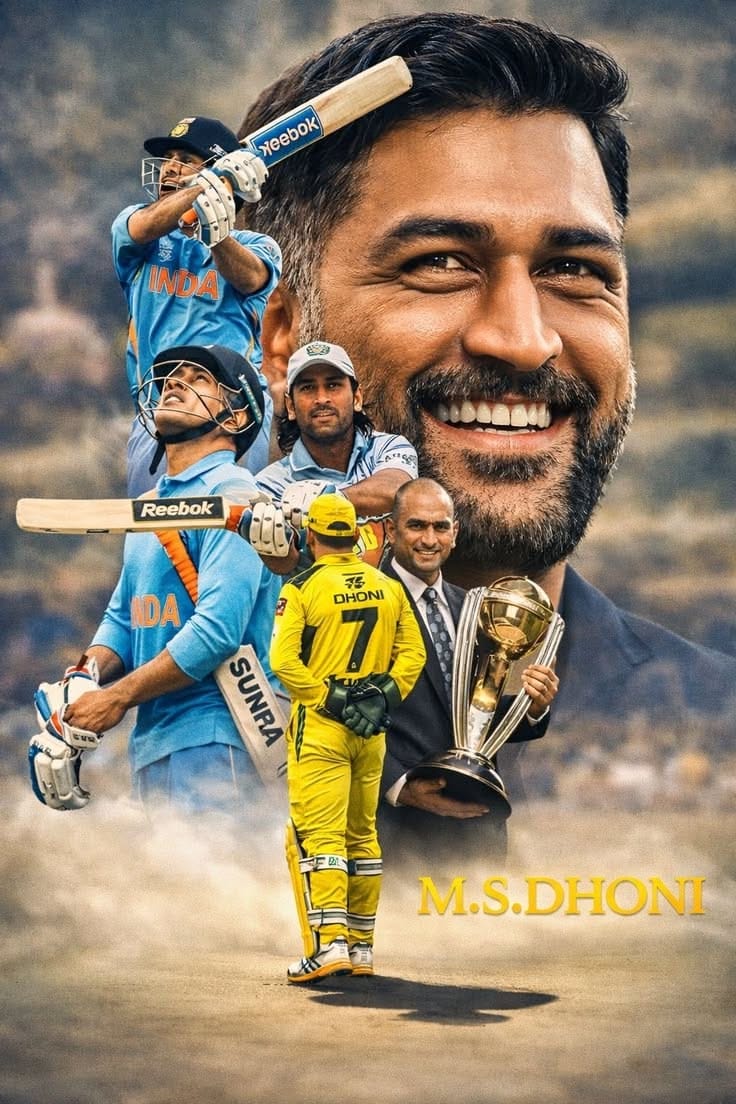 MS Dhoni poster