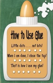 Glue Use Poster