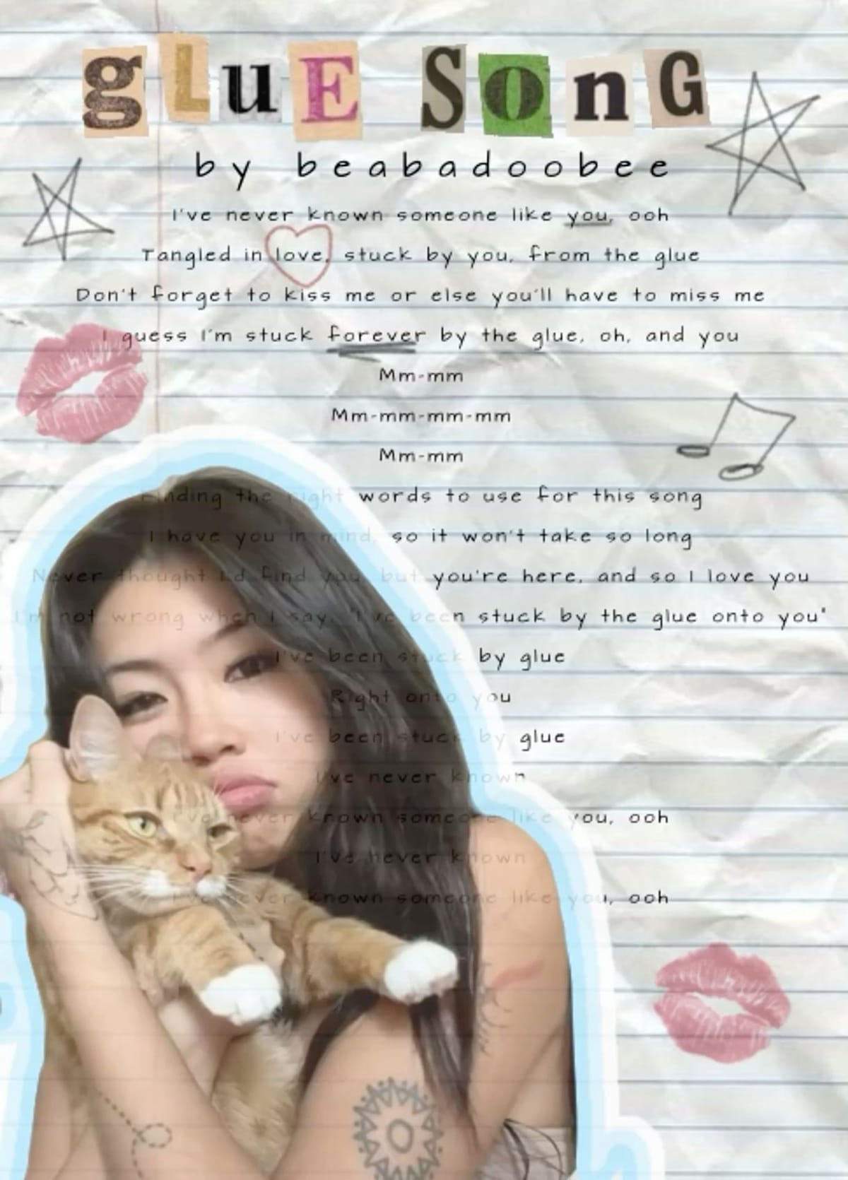 Glue Song Poster Beabadoobee