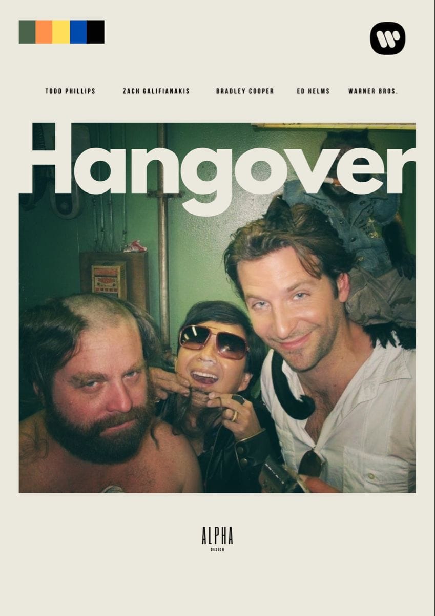 Hangover poster design