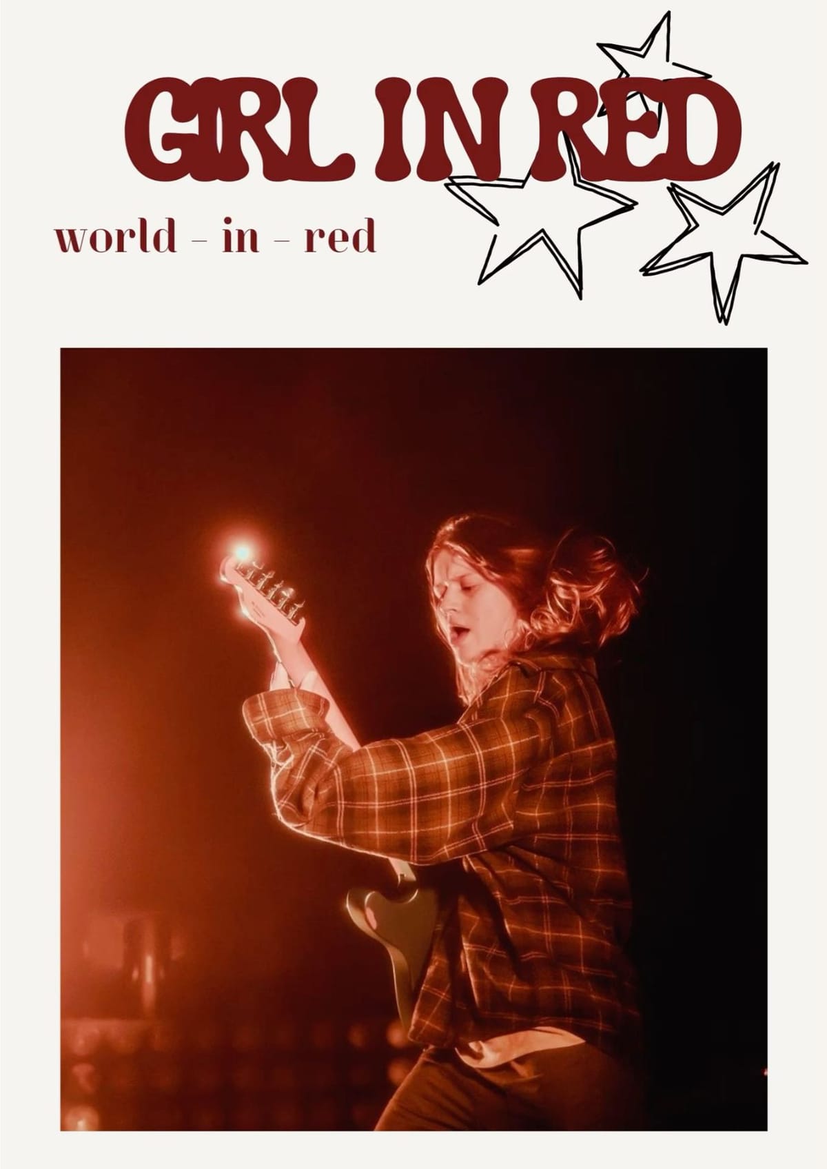 girl in red poster