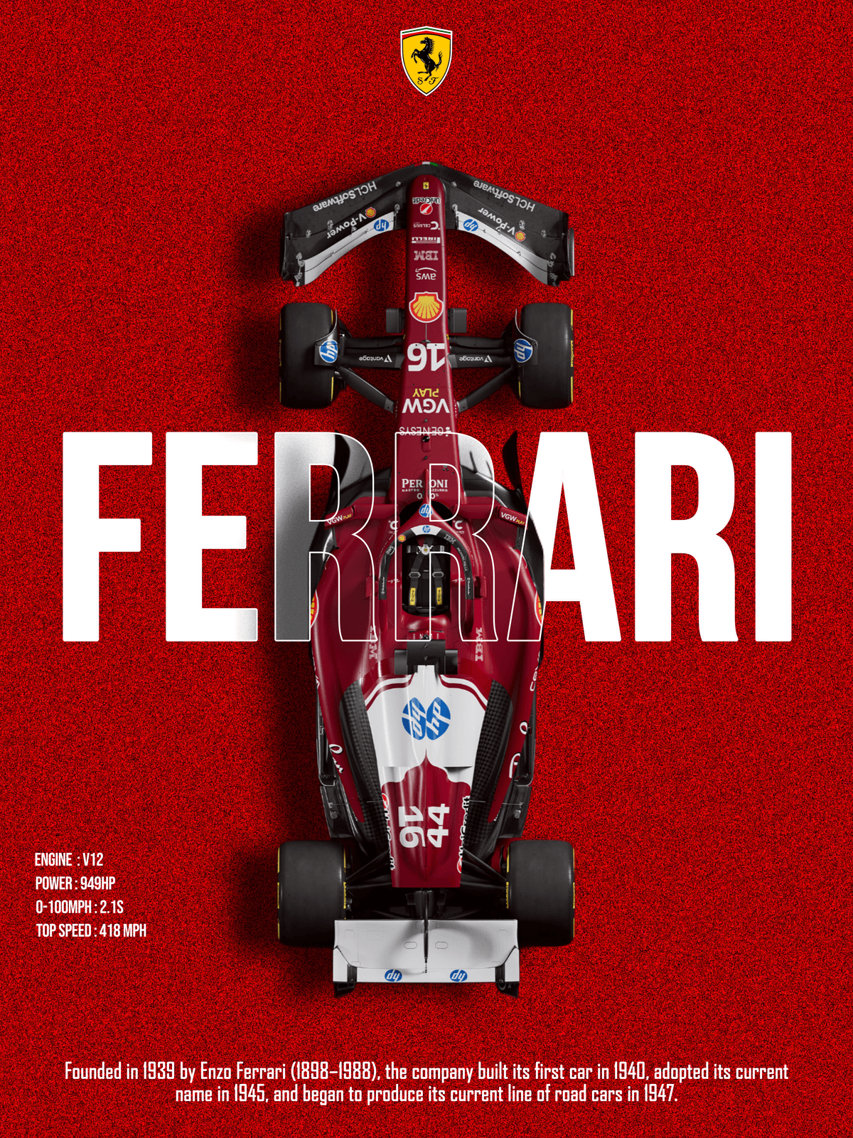 FERRARI Poster