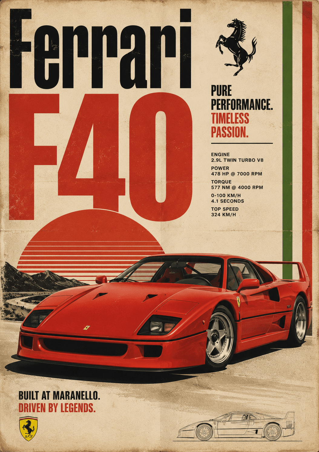 F40 poster