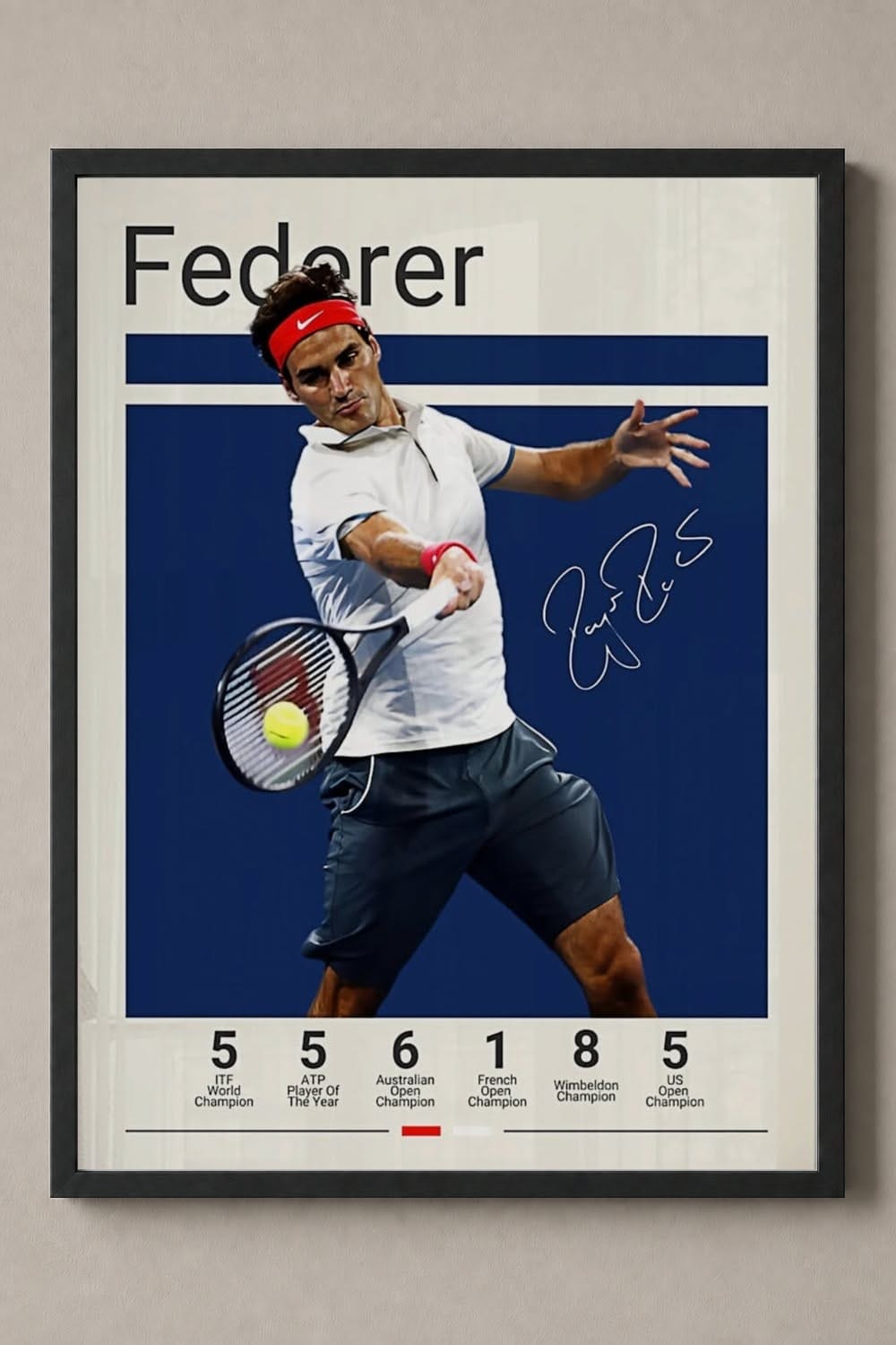 Wall Art Print – Roger Federer