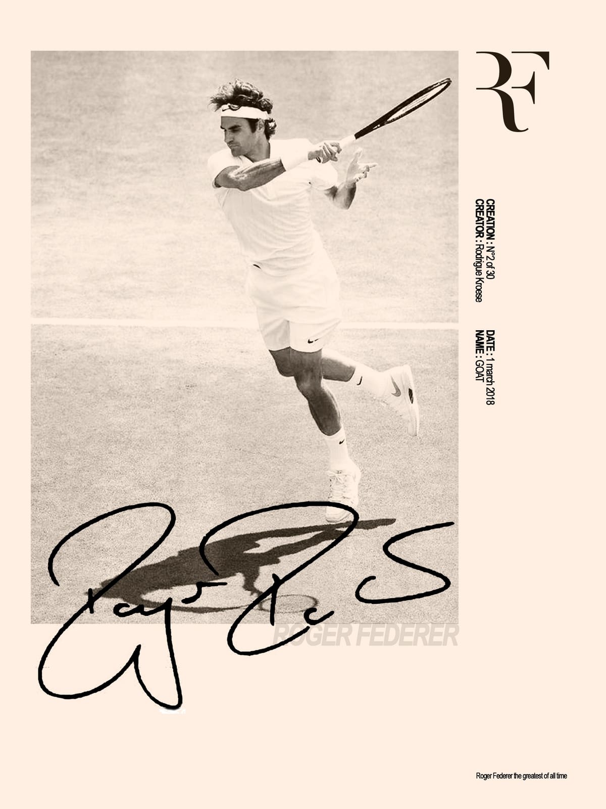 Federer poster