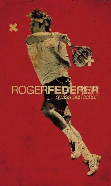 Federer poster