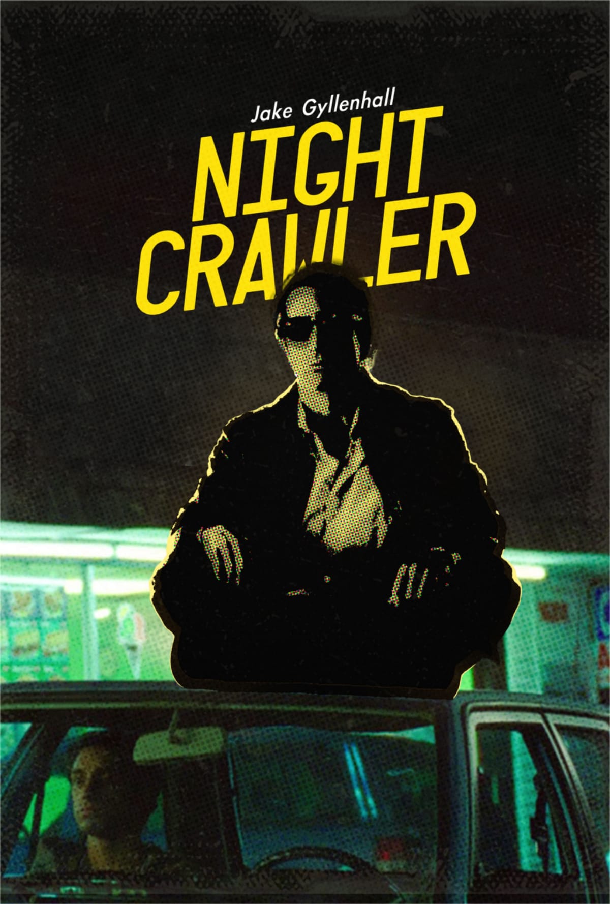 Nightcrawler poster|photoshop