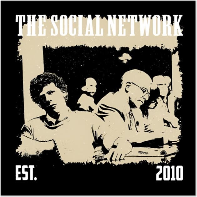 The Social Network Zuckerberg Poster