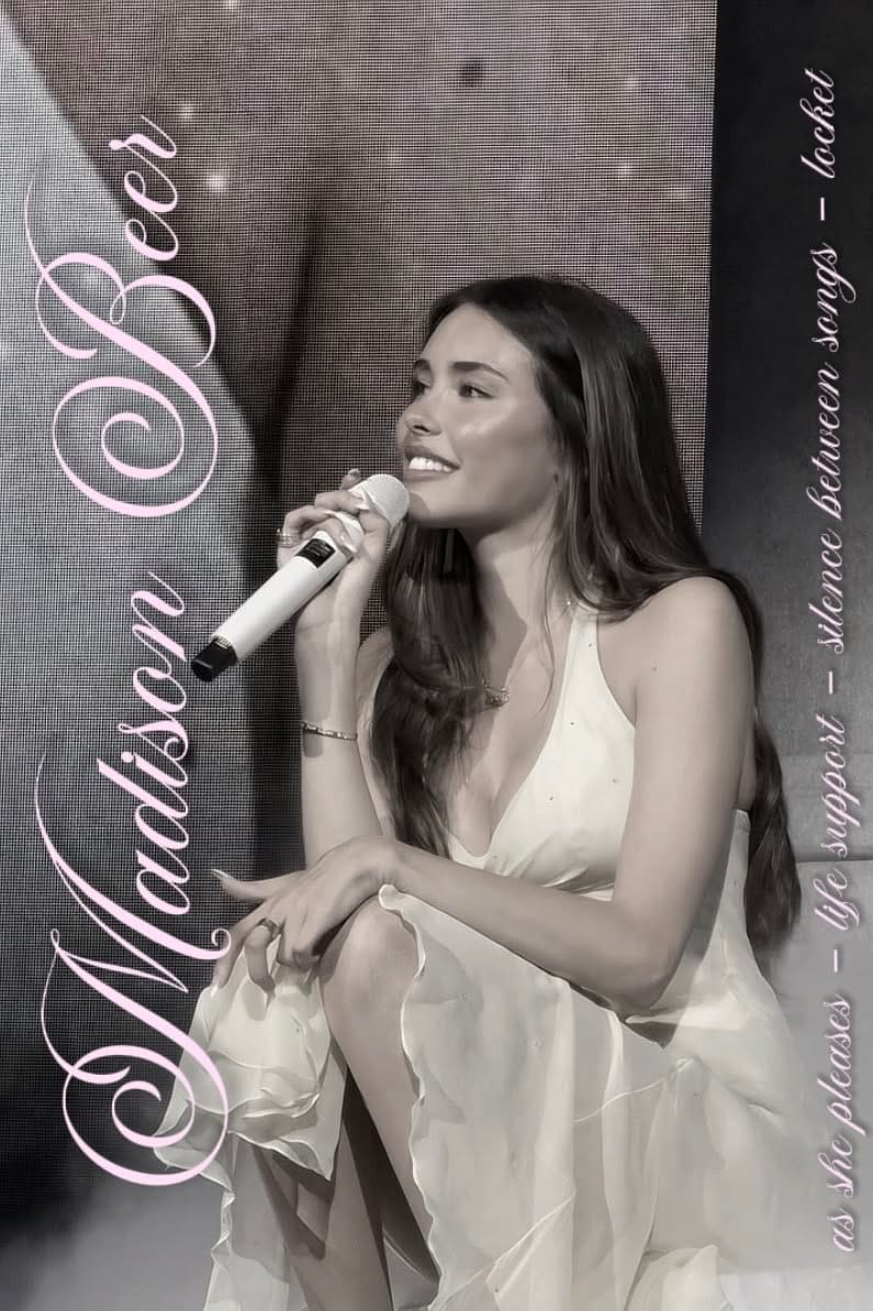 madison beer artist name poster 🤍