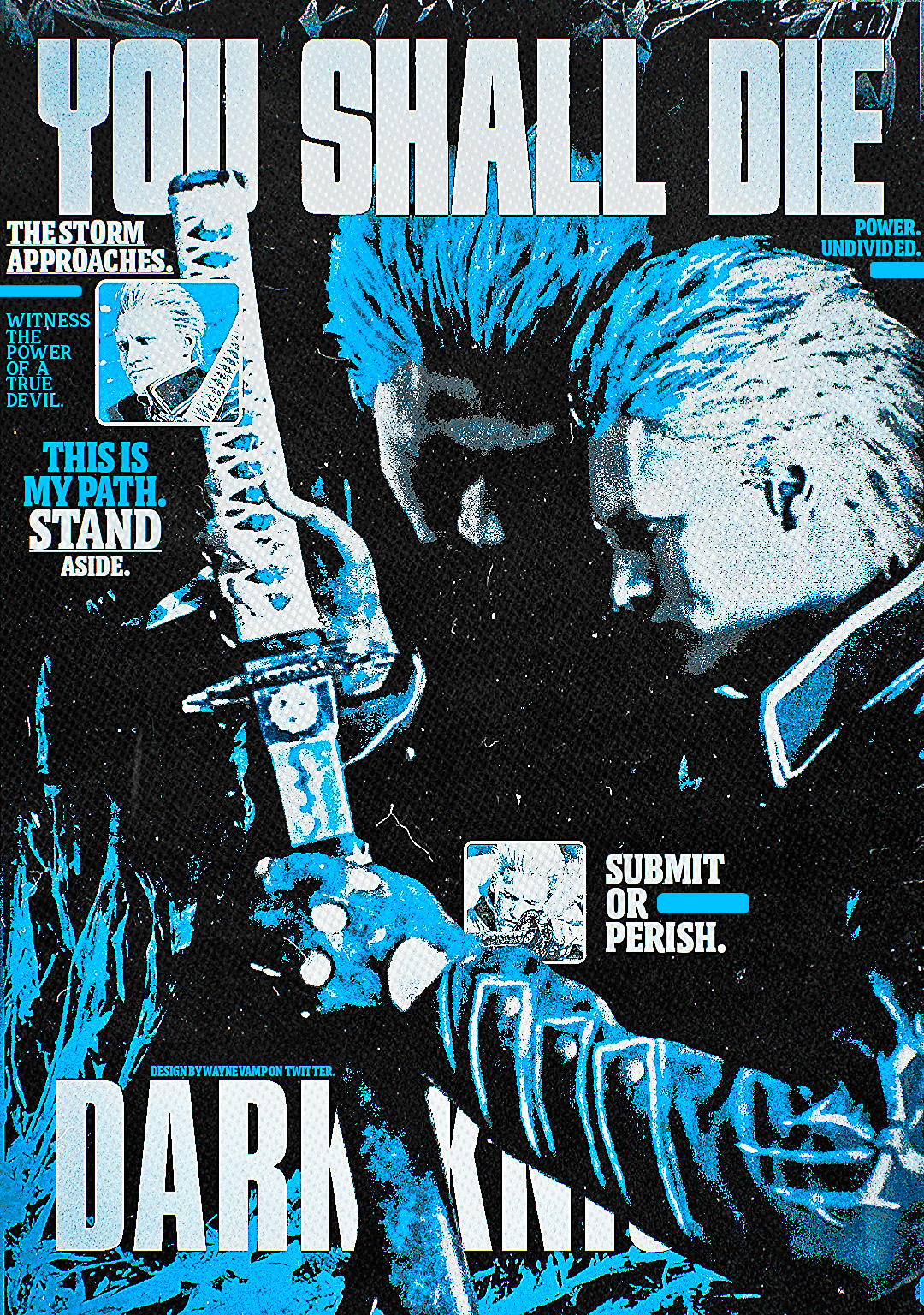 VERGIL SPARDA  |  DEVIL MAY CRY 5  *  DESIGN  BY   WAYNEVAMP  ON TWITTER.