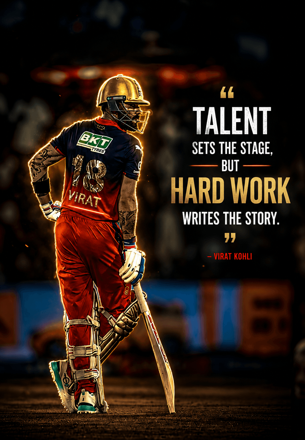 Virat Kohli Motivation 🏏🔥 | Hard Work Writes the Story