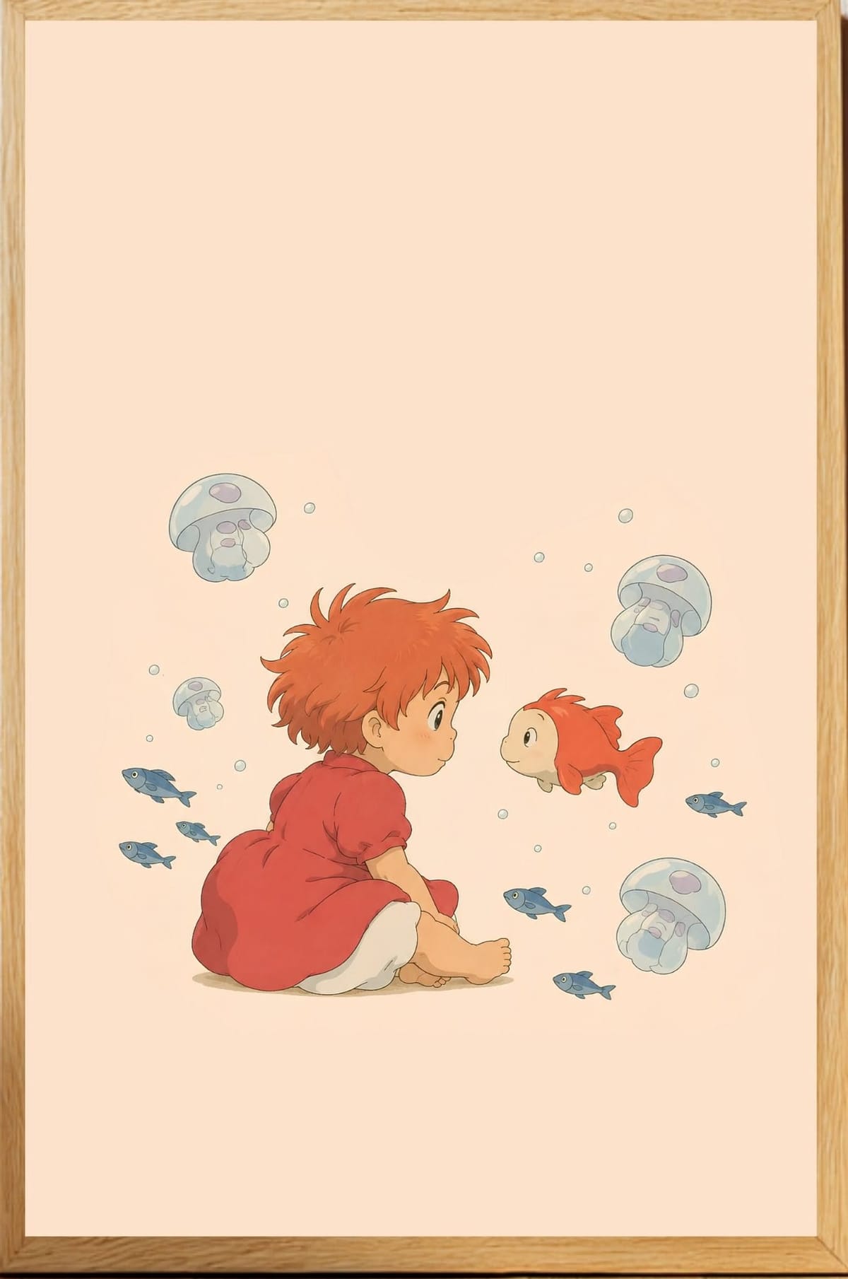 Poster | Ponyo Anime Inspired Wall Art