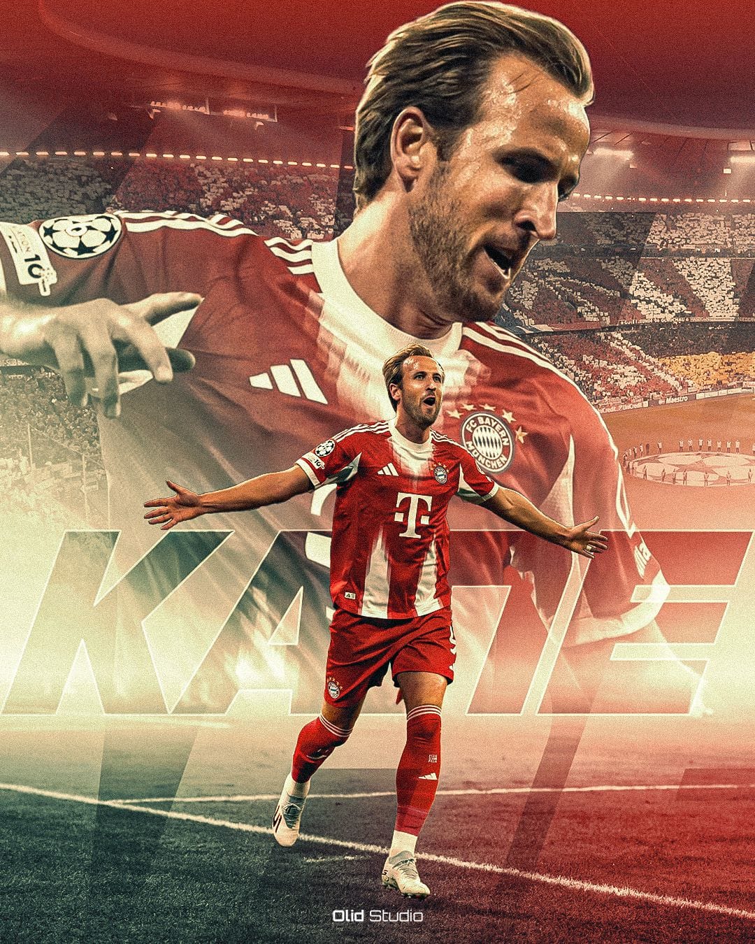Harry Kane - FC Bayern Munich | Poster Design