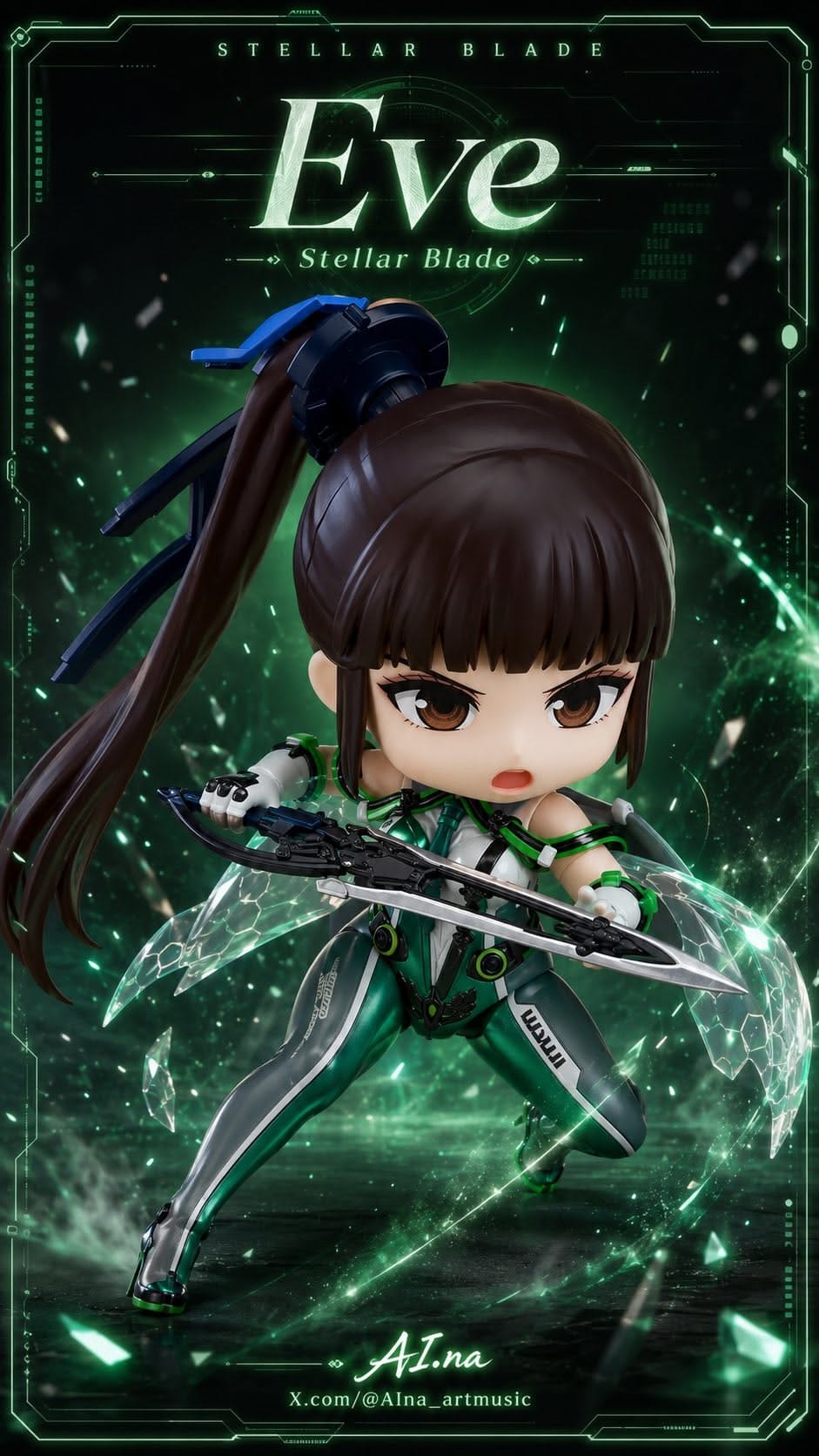 Eve – Emerald Guard Chibi (3/4)