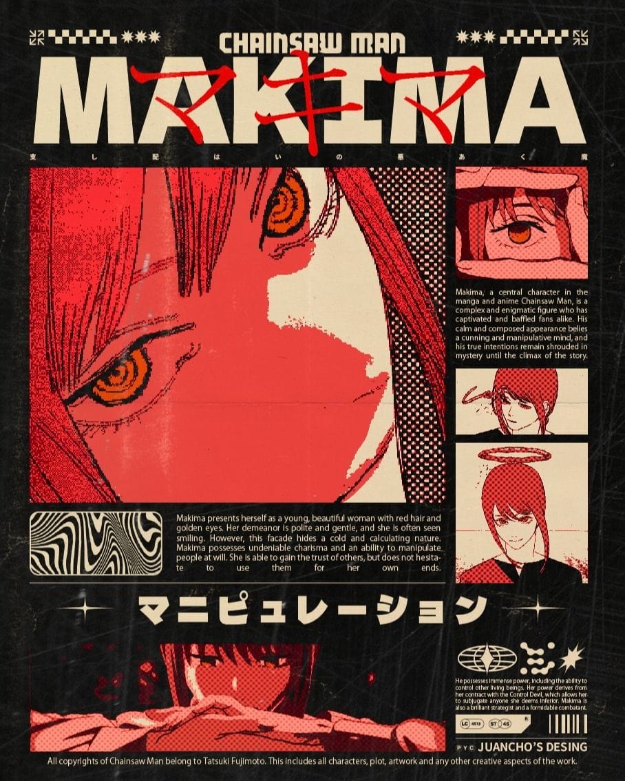 Makima poster design