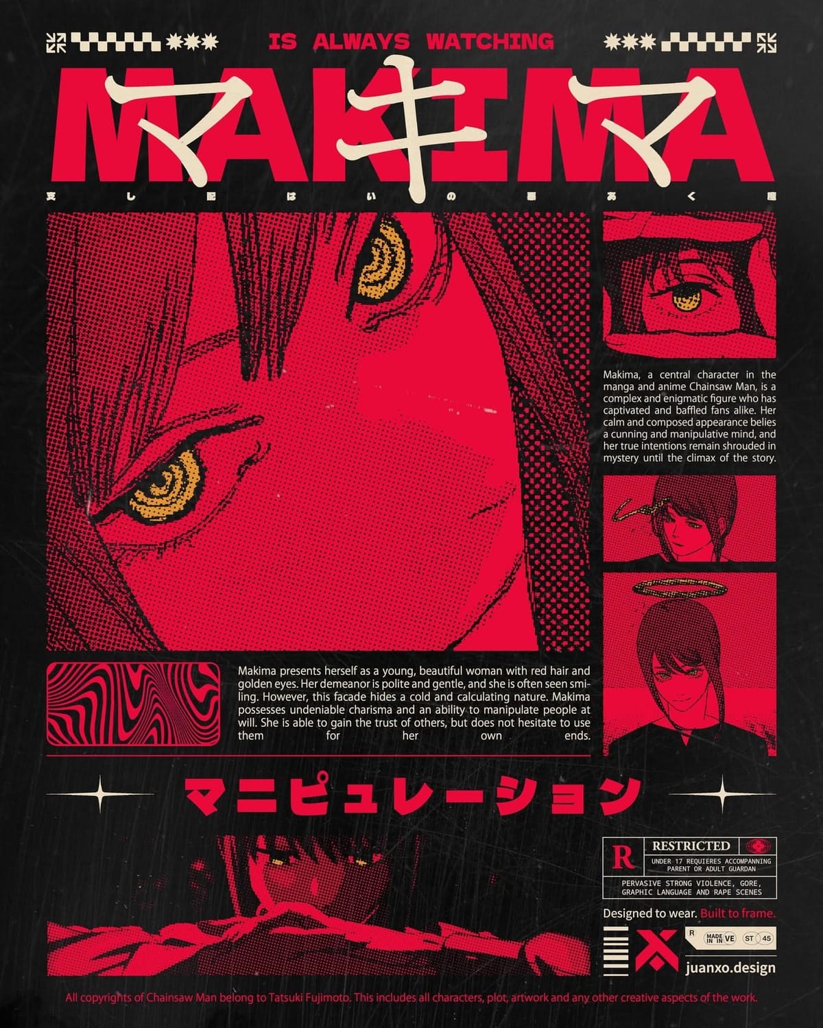 Makima Poster Remastered: Elevate Your Anime Decor with Stunning Design