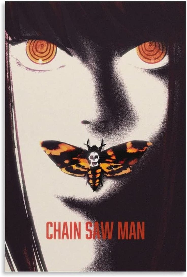 Anime Chainsaw Man Makima Canvas Art Poster and Wall Art Picture Print