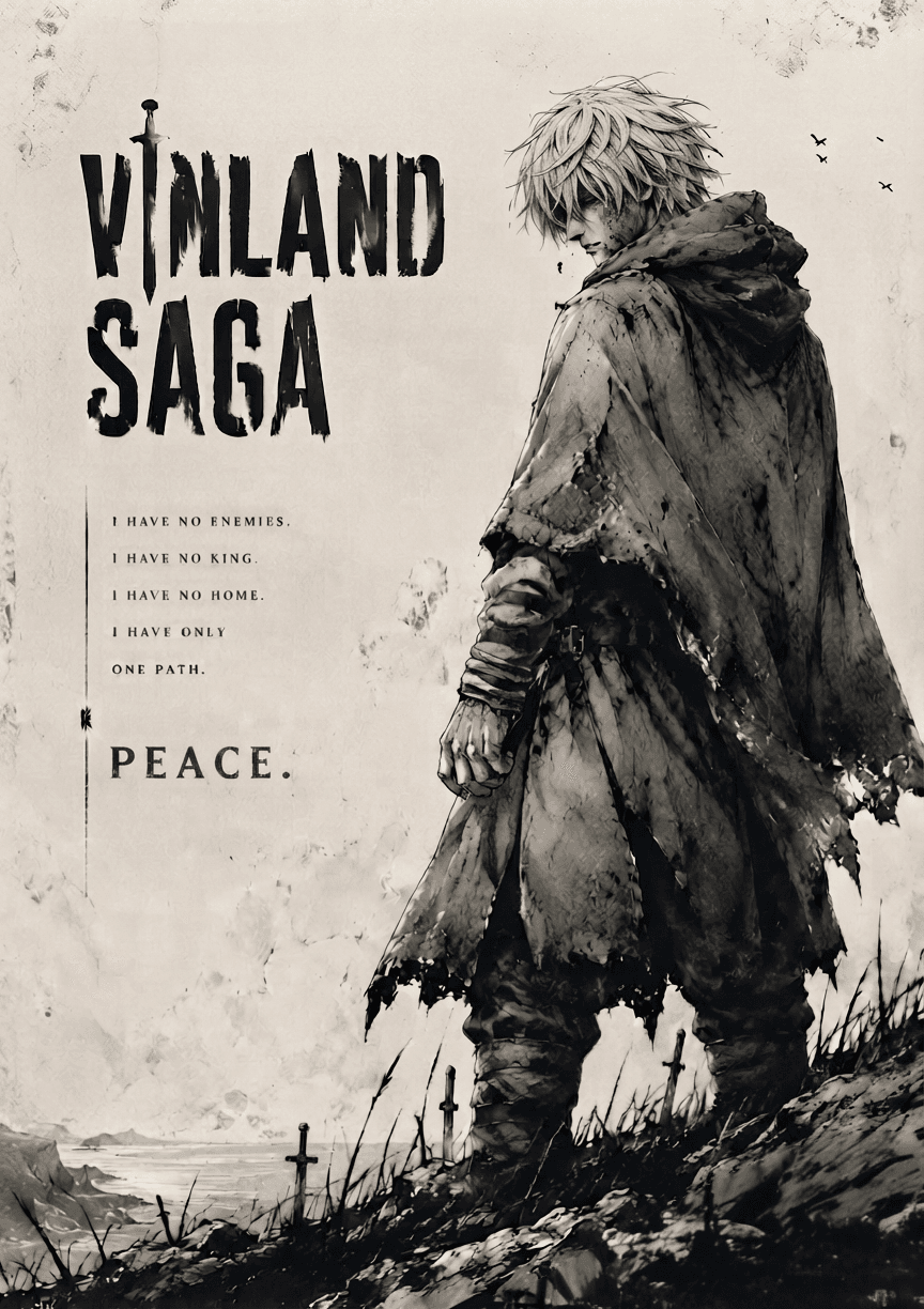 Thorfinn Vinland Saga Minimalist Aesthetic