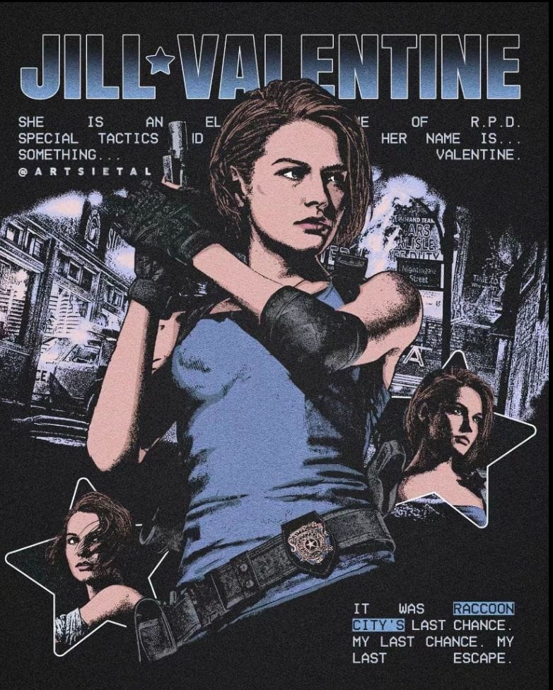 Jill valentine poster