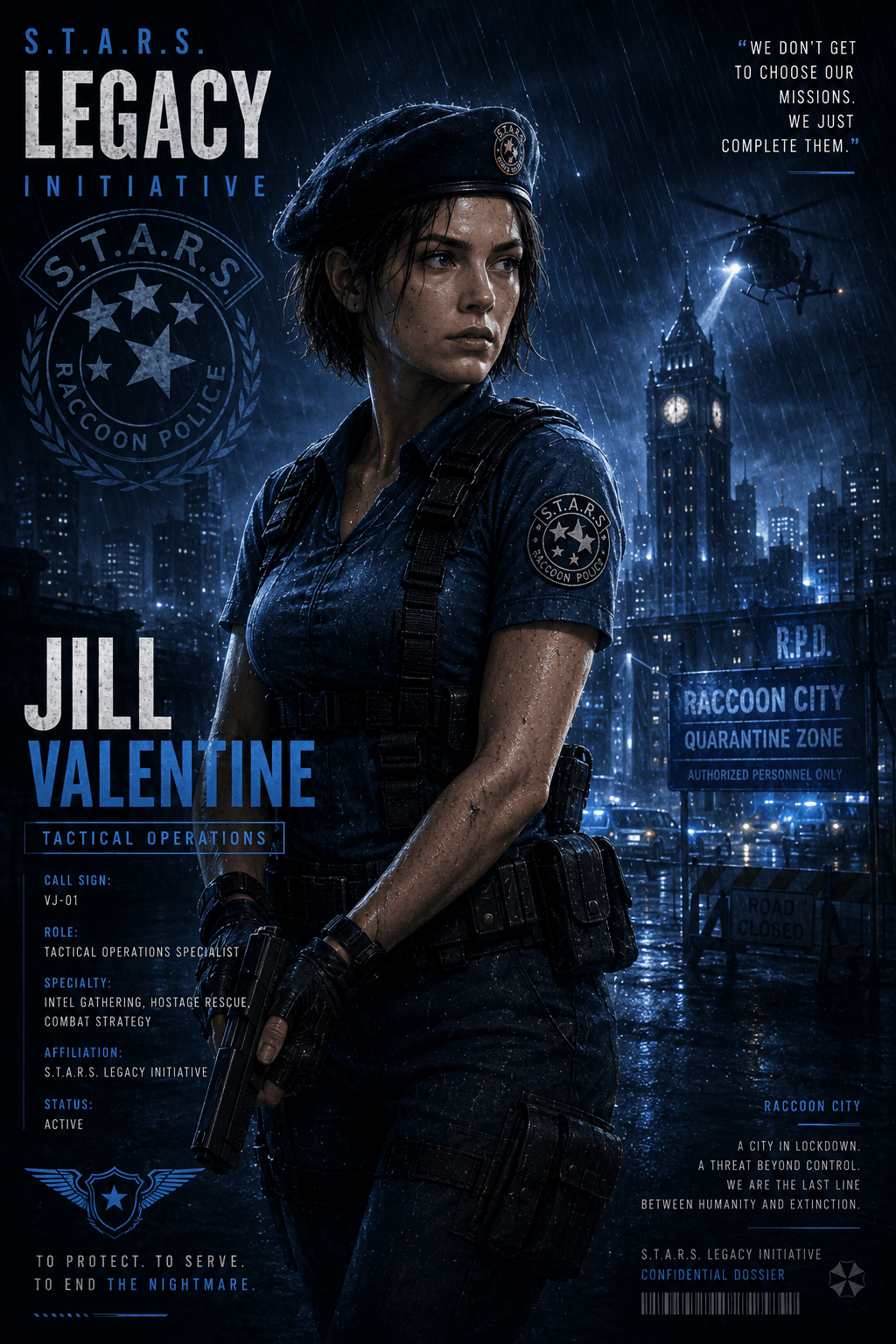Jill Valentine poster