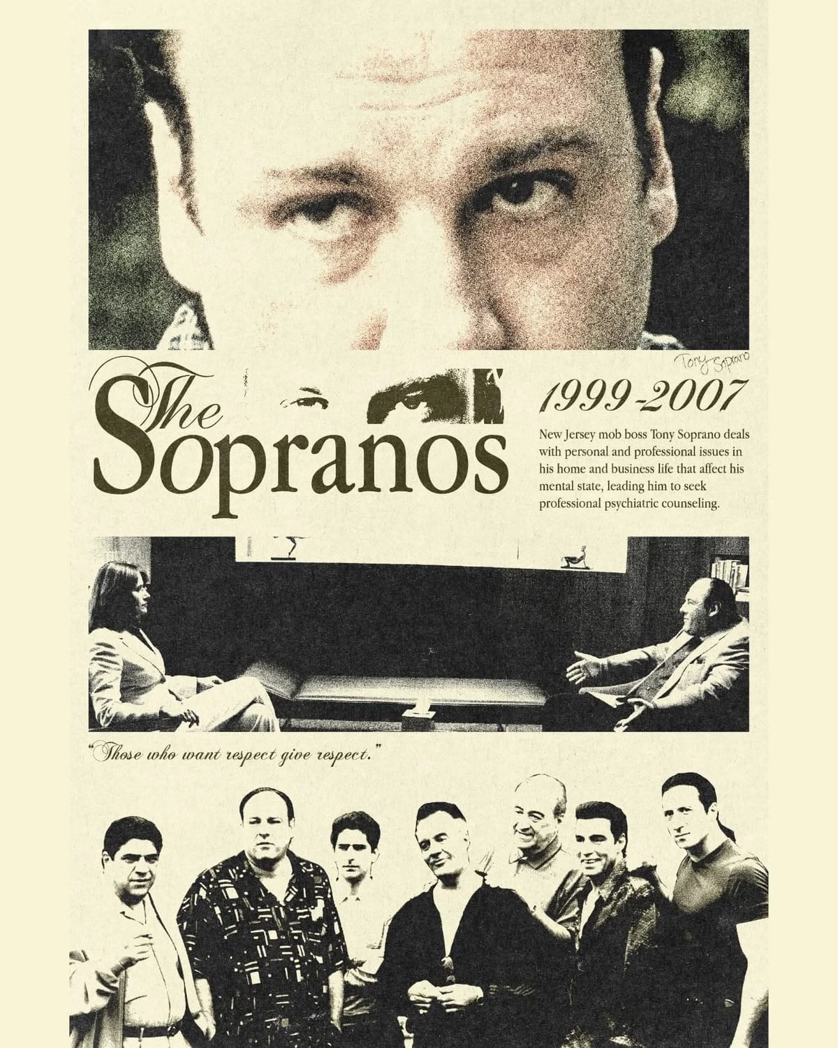 the Sopranos poster