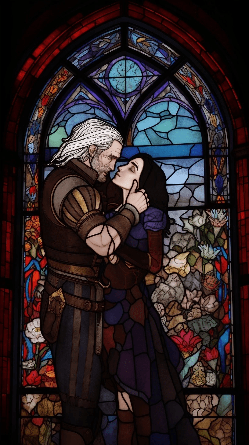 Geralt and Yennefer poster