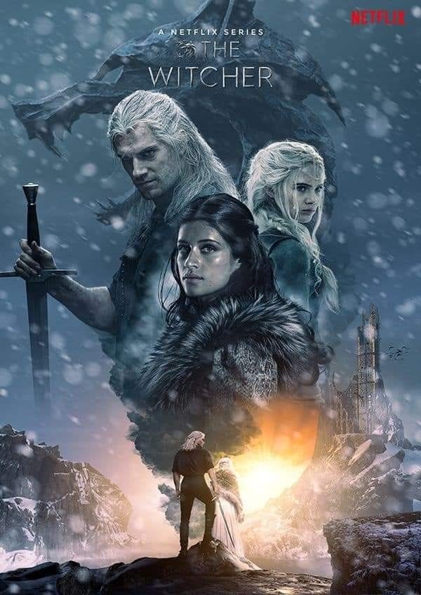 Geralt and Yennefer poster