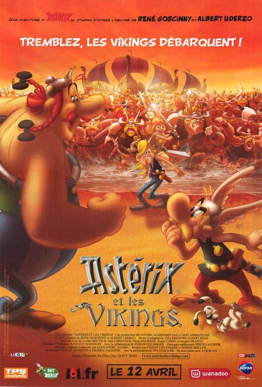 Asterix and the Vikings - Movie Poster - French Style A - 11x17 / Regular Poster Paper