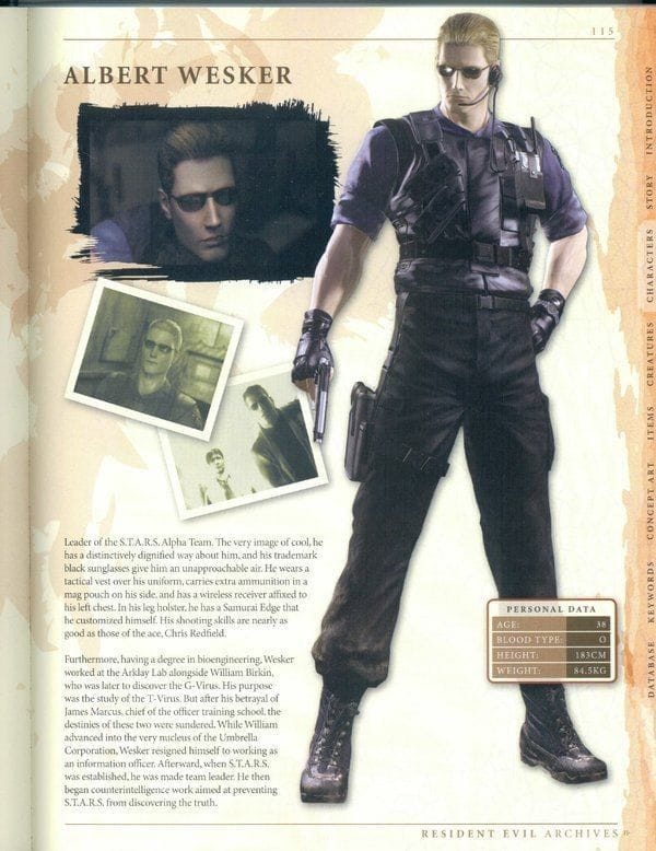 Albert Wesker poster