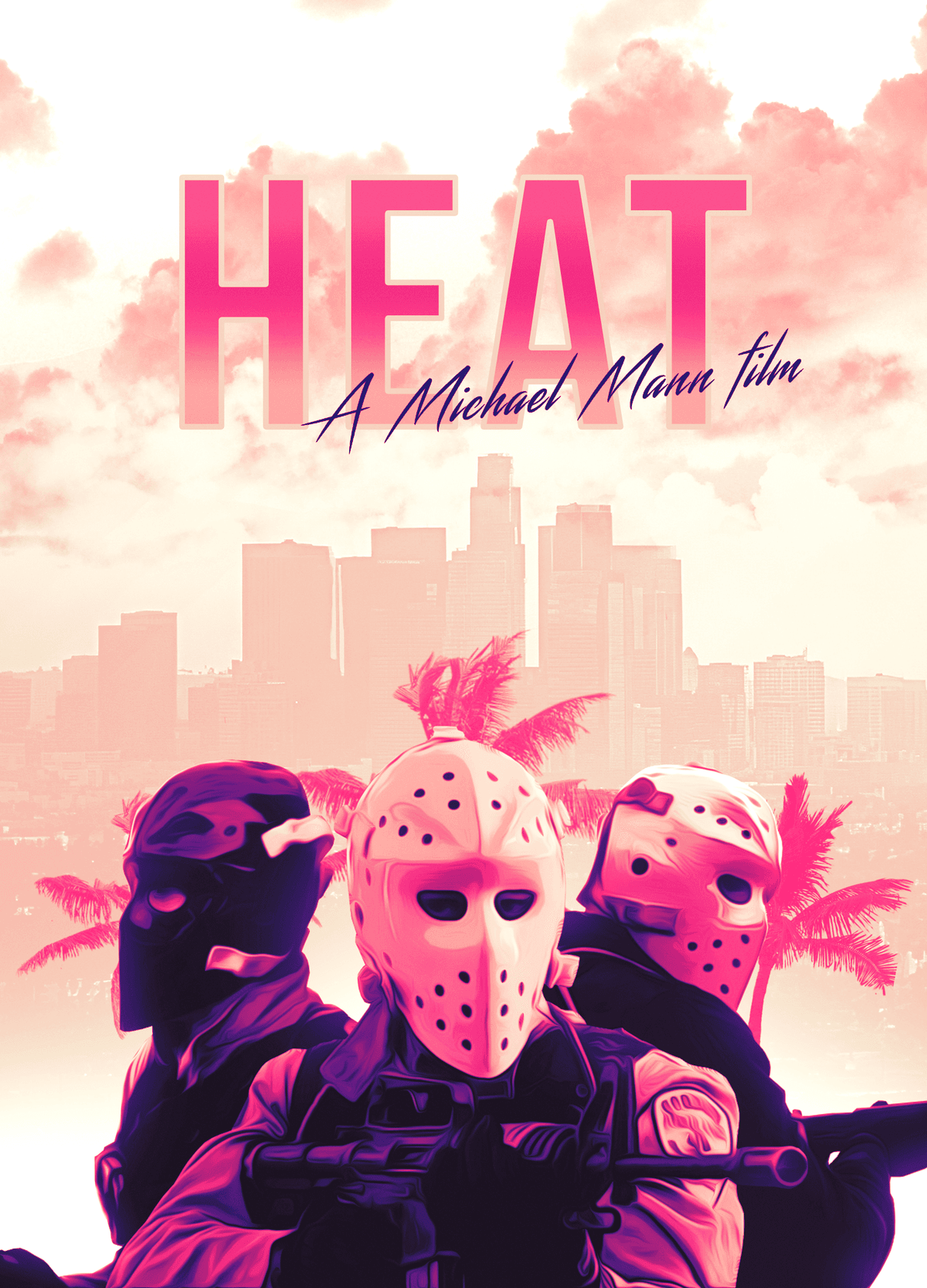 HEAT (1995) Poster by rebelthruart