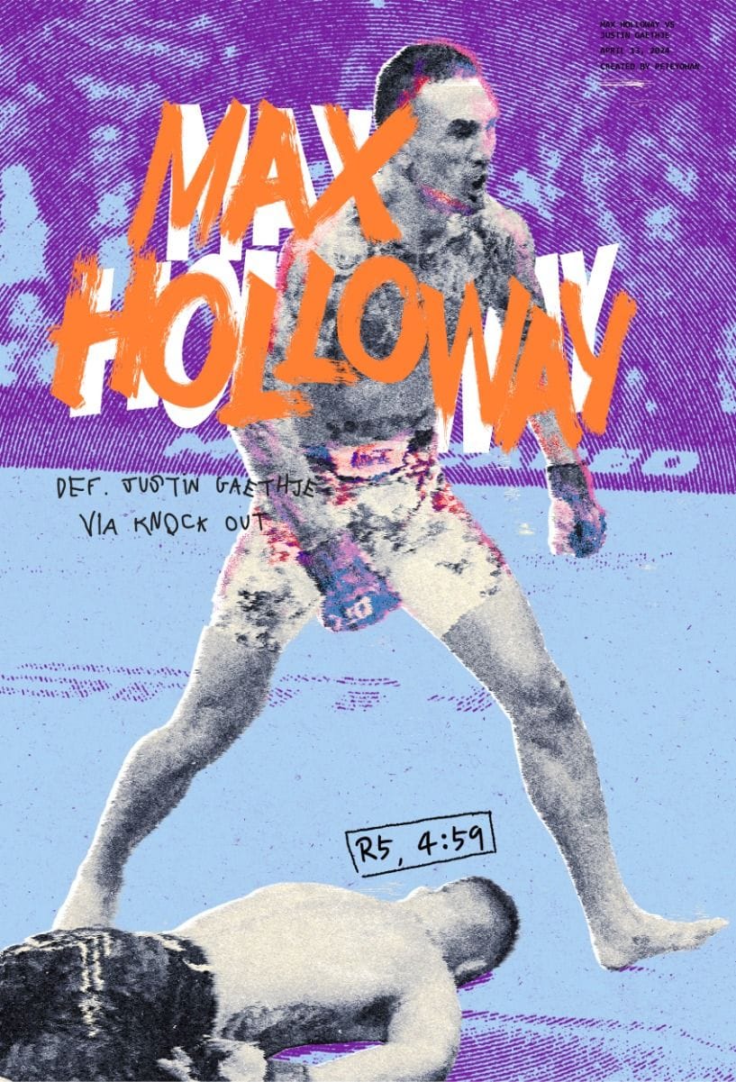 Max Holloway vs Justin Gaethje
