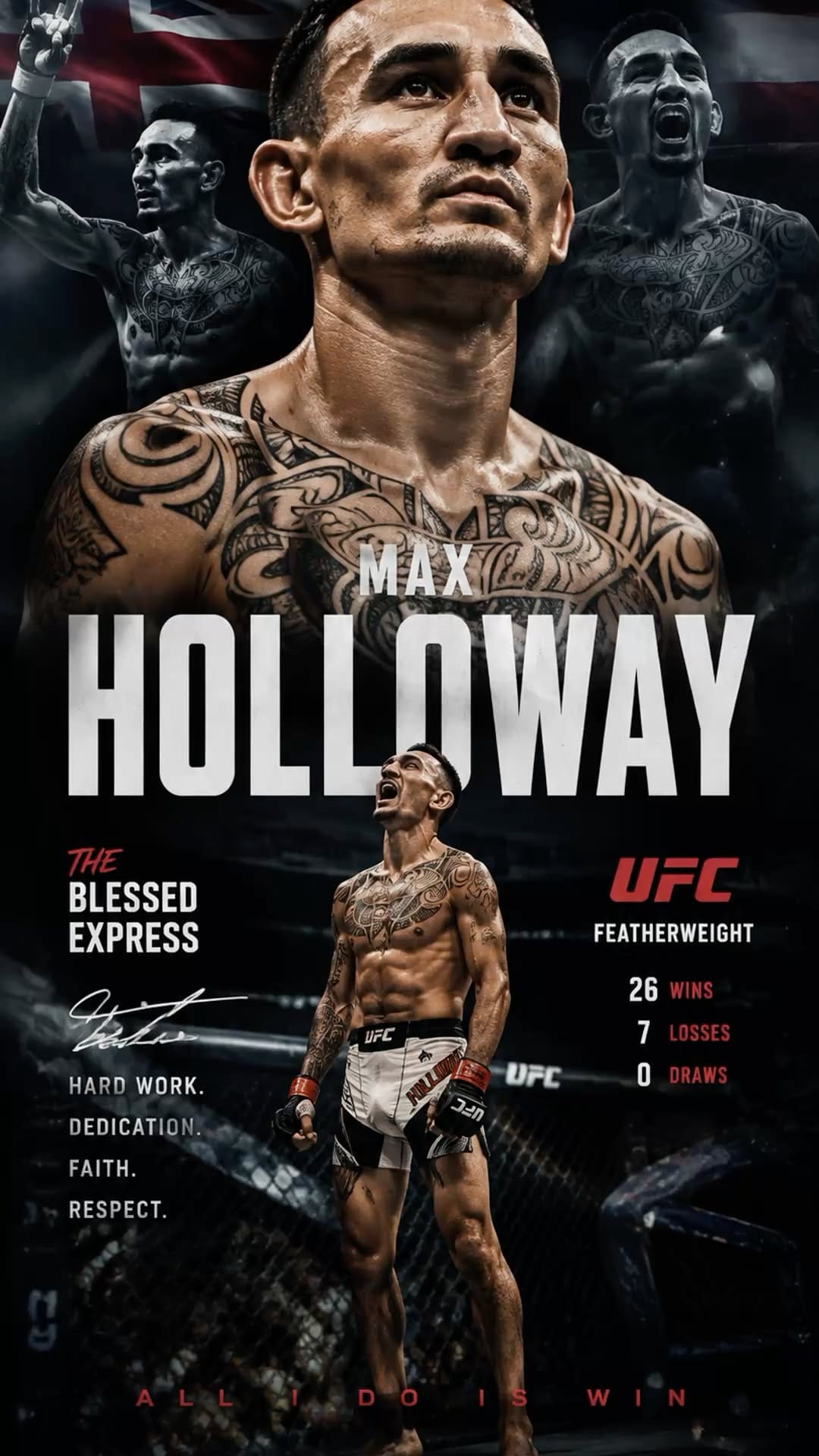 Max Holloway poster