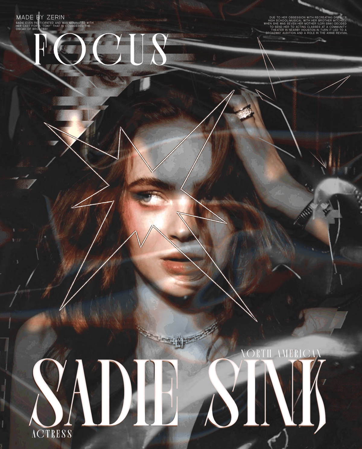 Poster design | Sadie Sink