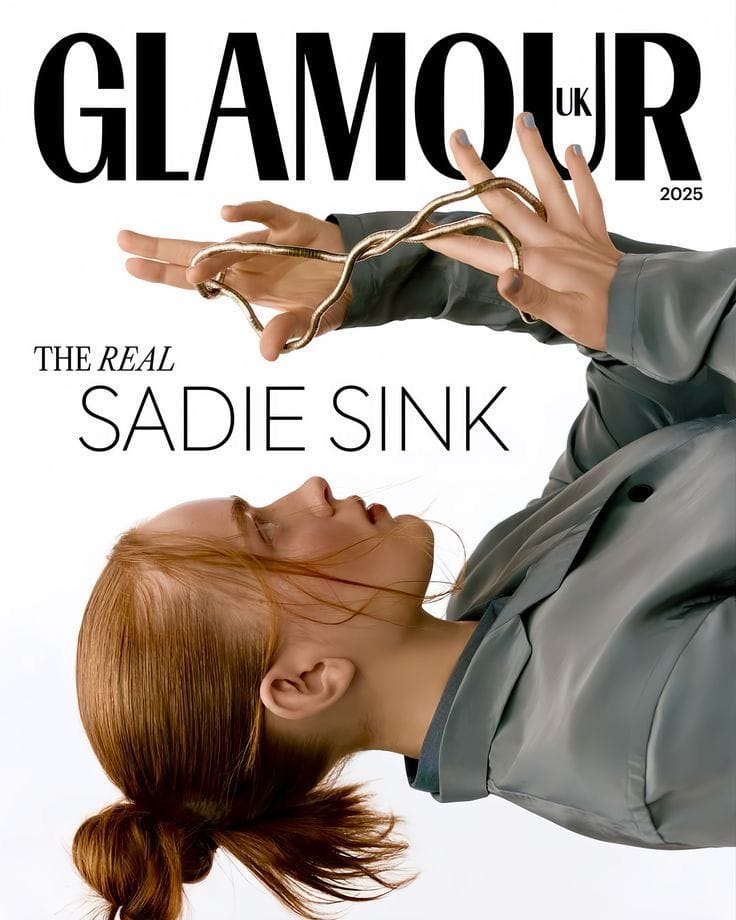 Sadie sink em glamour 🩵ིྀ (my life)
