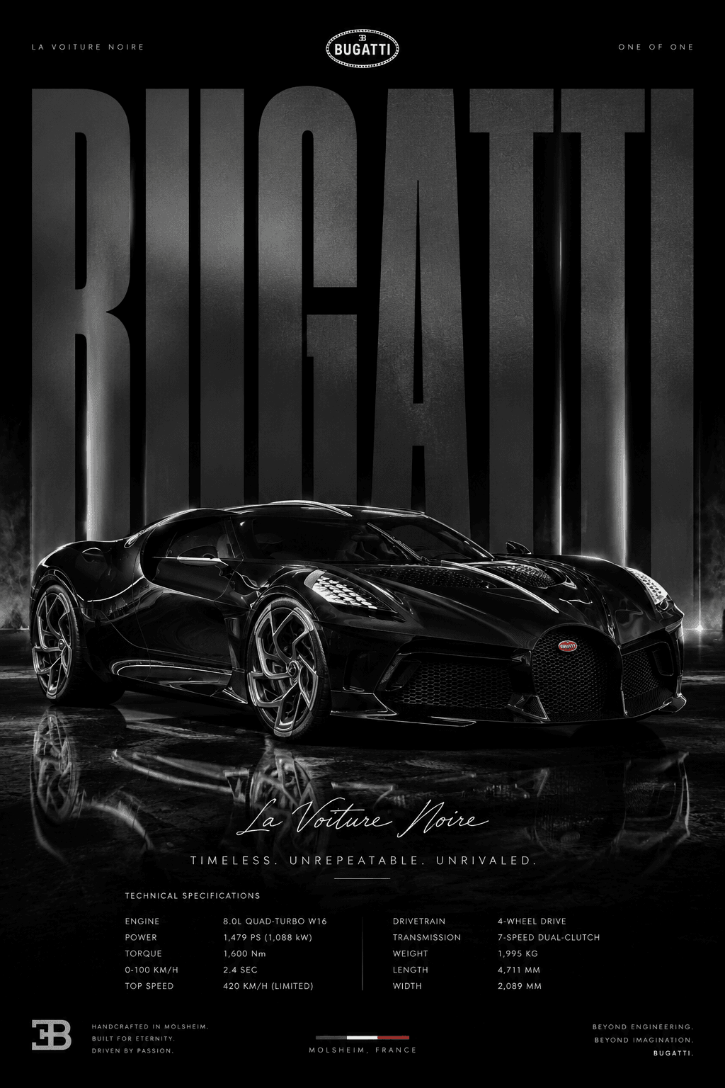 Bugatti La Voiture Noire 🖤