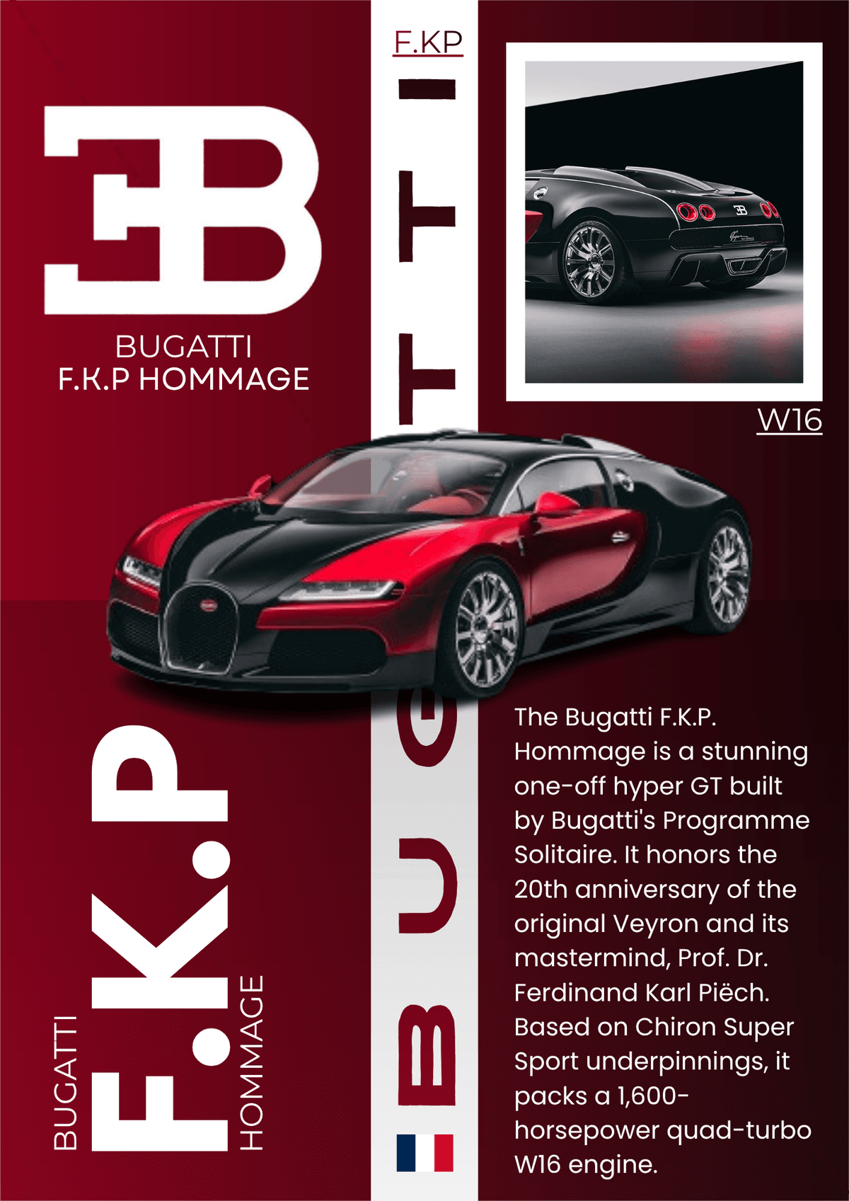 Bugatti F.K.P Hommage poster