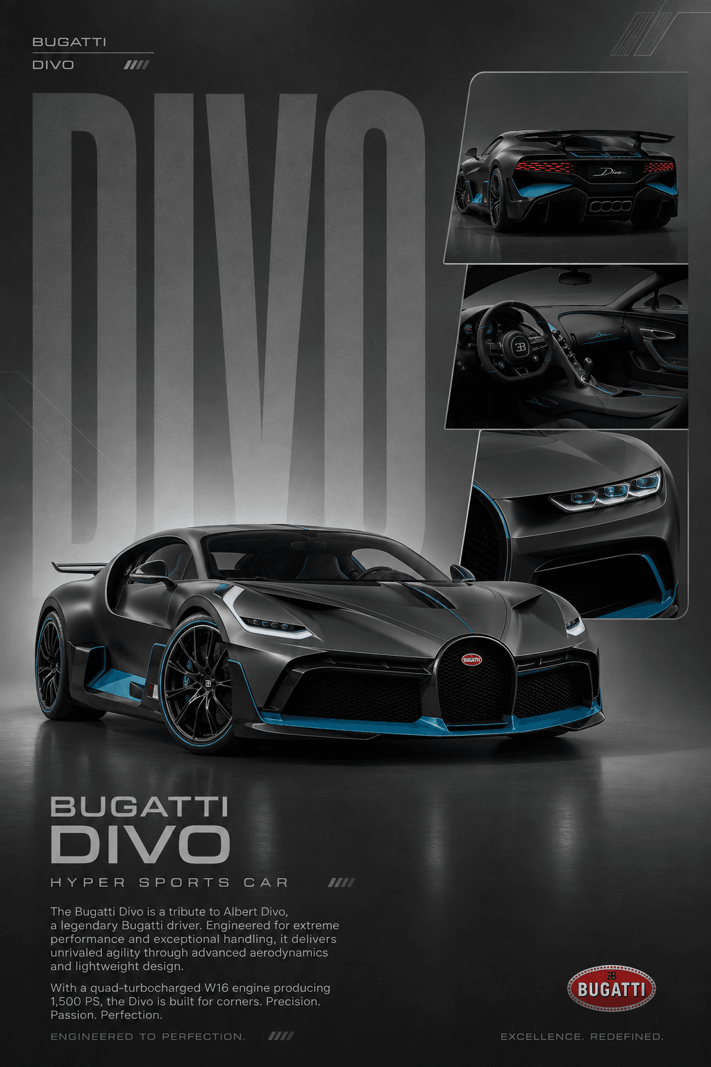 Bugatti poster