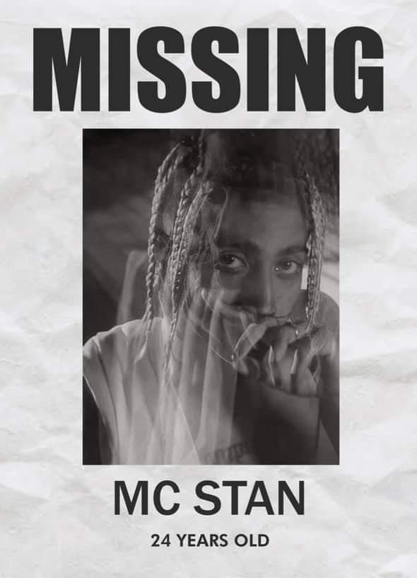 Missing Indian Rapper Mc Stan About 2 months💔