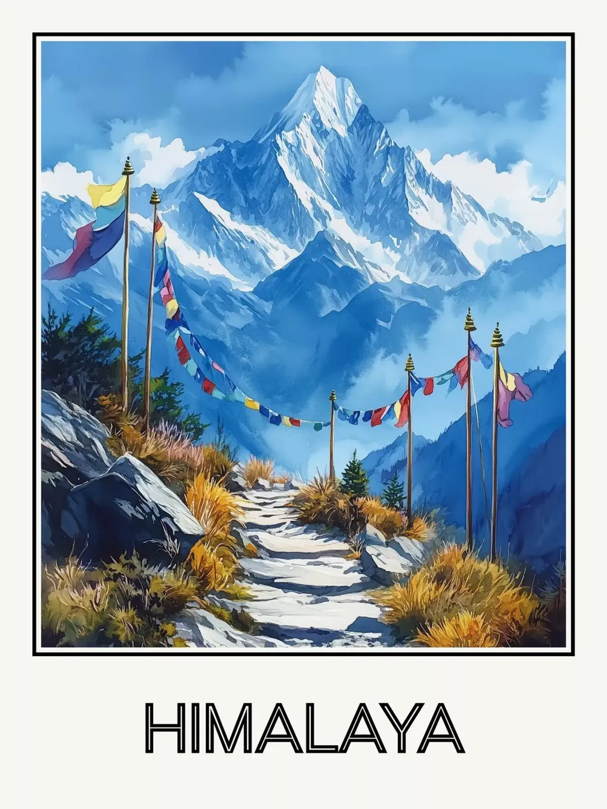 Himalayas poster