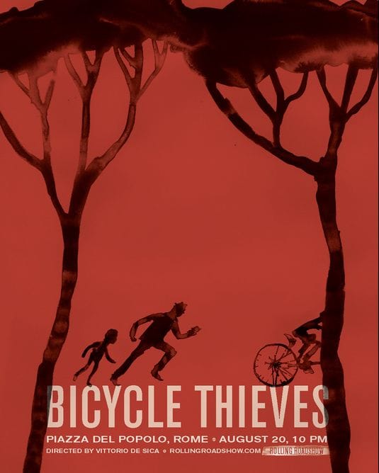 Bicycle Thieves poster