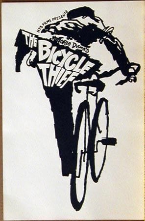 Bicycle Thieves poster