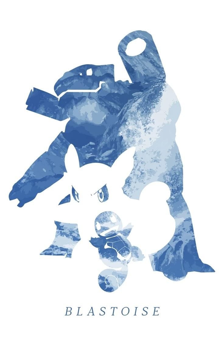 POKEMON Inspired - Blastoise Art Print Poster - Etsy