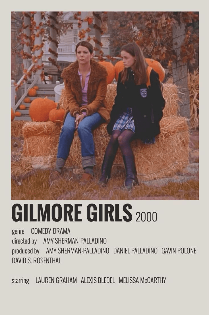 gilmore girls autumn poster