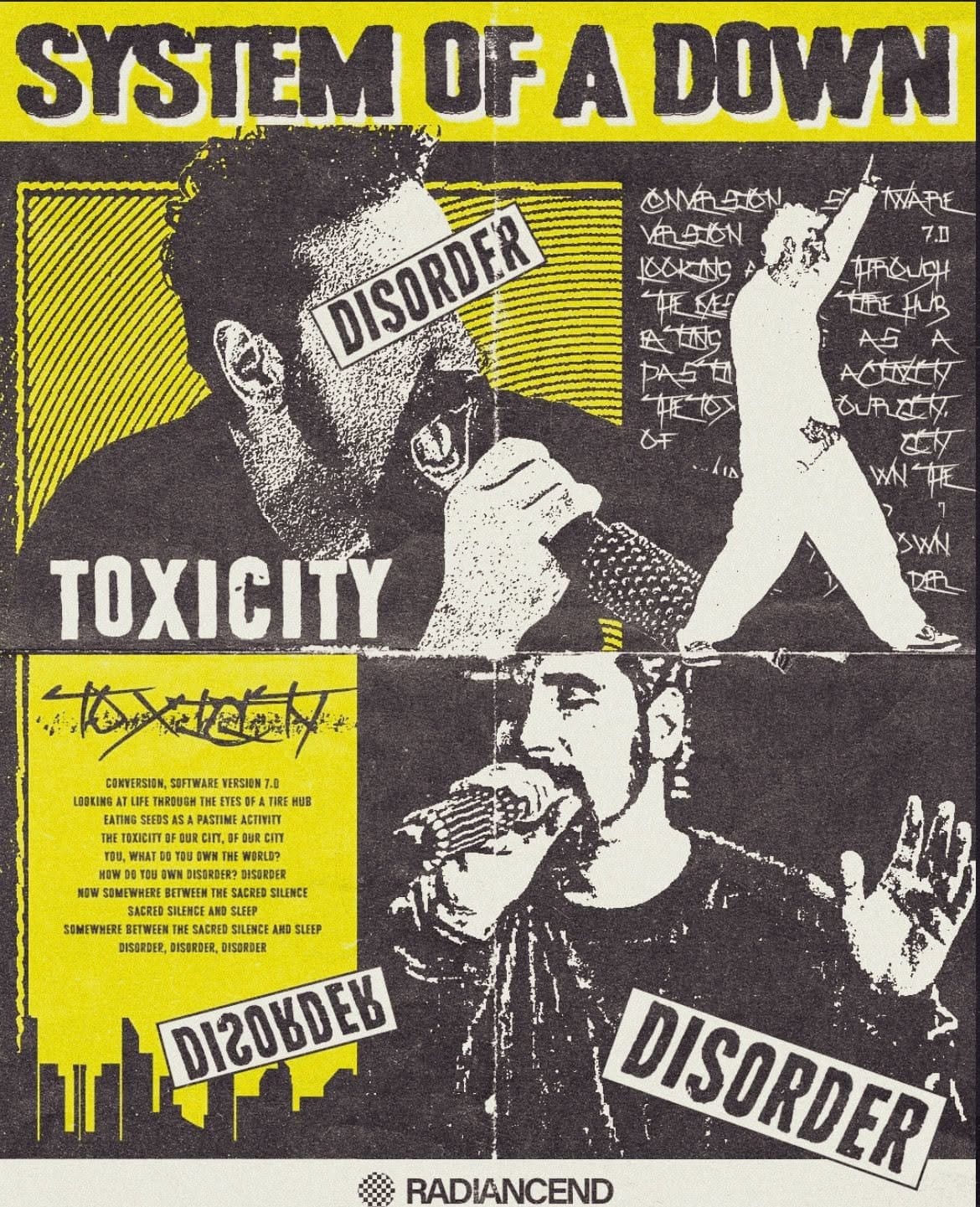 system of a down soad poster fashionstation 230226x2016