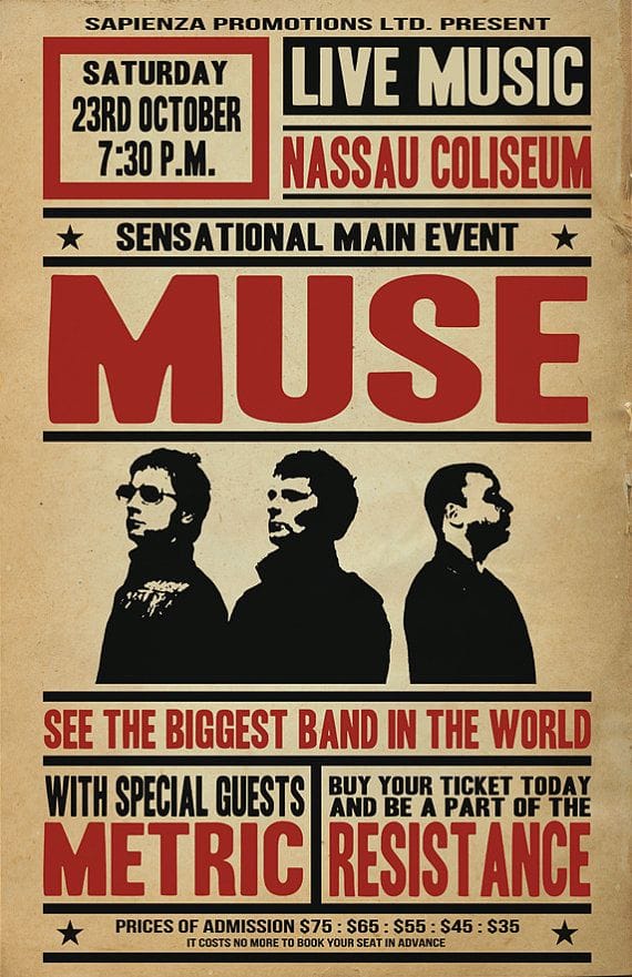 Muse poster