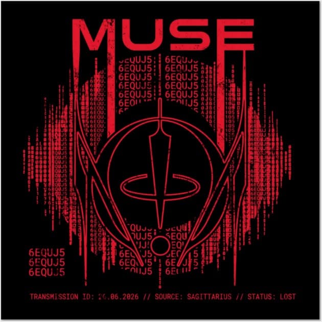 Muse The Wow Signal Drone Sci-Fi Design Poster