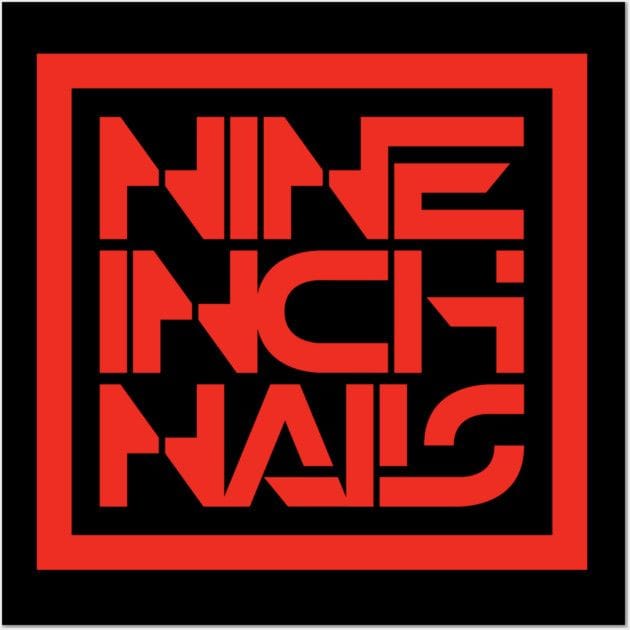 Nin Red Logo Poster