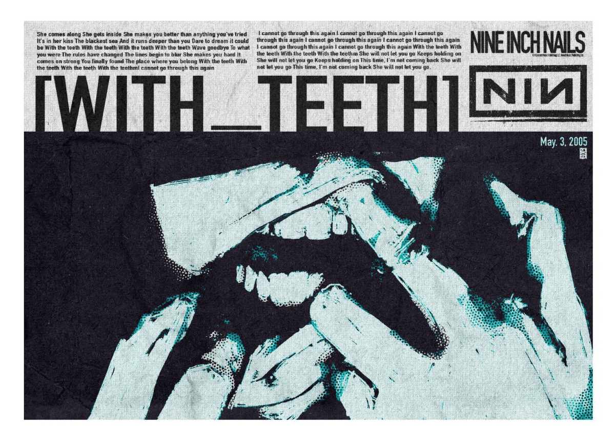 Nine Inch Nails poster